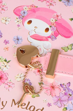 x Dekomus Lisanslı My Melody Secret Garden Edition Kilitli Hatıra Defteri / Günlük