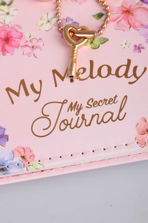 x Dekomus Lisanslı My Melody Secret Garden Edition Kilitli Hatıra Defteri / Günlük