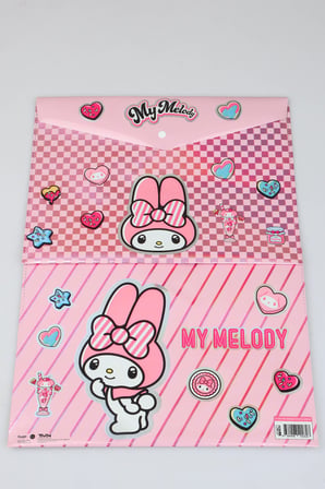 "DEKOMUS CEP DEFTERİ HEDİYELİ" YENİ SEZON LİSANSLI MY MELODY "2 ADET" ÇITÇITLI DOSYA 