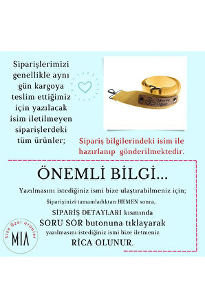 Kırmızı Renk, Minimalist İsme Özel Ayarlanabilir Çanta Kayışı, 120 Cm,  Modern Hediye Seçeneği