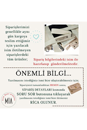 Mercan Renk, Müdürler İçin İsminize Özel Şık ve Modern Çanta Omuz Askısı, 200 Cm Benzersiz Hediyelik
