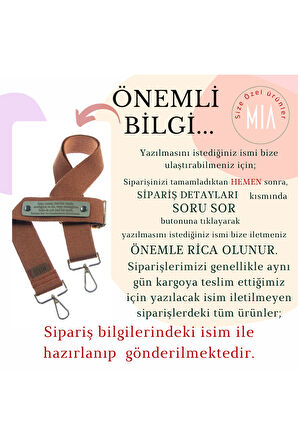 Bordo Renk, Eşinize Eşsiz Bir Hediye, Kişiye Özel Omuz Askısı, 220 Cm Kişiye Özel Hediye Seçeneği