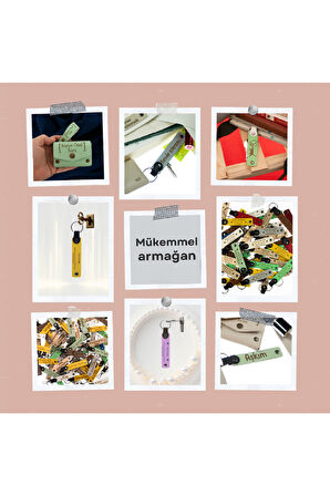 Açık Yeşil, Doğum Günü Misafirlerine Kişiselleştirilmiş Anahtarlık 60’lı Set, Özel Kutlamalara