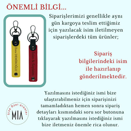 Kız Kardeşe Manevi Hediye, İsim & Soyisim Yazılı 2’li Anahtarlık Seti, Koyu Kahve-Bordo-Siyah