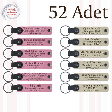 Pembe & S Kahve, 52’li Set, Kişisel Deri Hatıra, Sosyal Bilgiler Öğretmeninden Karne Hediyesi