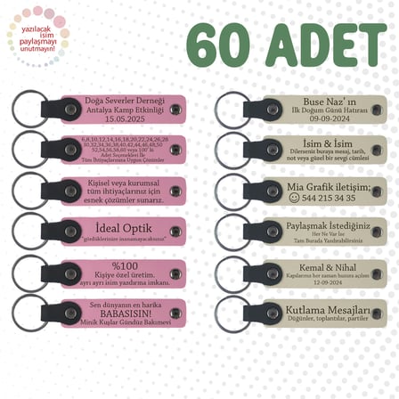 Pembe & S Kahve, 60’li Set, Kişiye Özgü Anahtarlık, Sanat Festivali Katılımcılarına Özel Sürpriz
