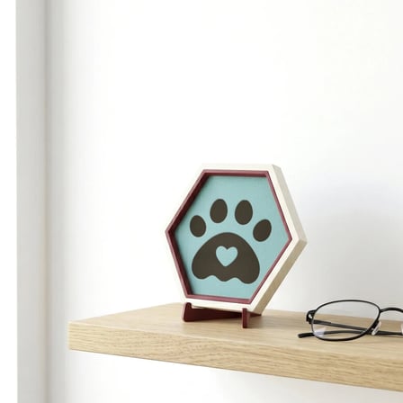 Modern ve Minimal Pati Desenli Dekoratif Aksesuar, Estetik ve Anlamlı Bir Hediye Seçeneği 10x10 cm