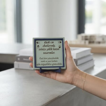 Yâ Rab Hat Sanatı Motifli Şık Dekoratif Parça, Ev ve Ofis İçin Maneviyat Odaklı Modern Süs 10x10 cm