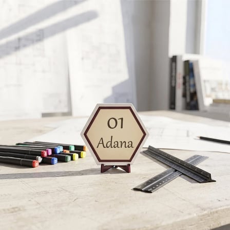 Adana Hatırası Modern Dekoratif Obje, Kitaplık ve Konsollar İçin Estetik Şehir Dekoru 10x10 cm