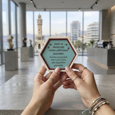 Estetik Fil Motifli Masaüstü Aksesuarı Minimalist Tarzınıza Uygun Modern ve Şık Bir Dekorasyon 10x10 cm