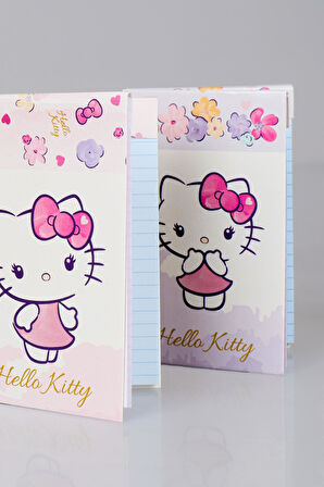 DEKOMUS İLE YENİ SEZON LİSANSLI HELLO KITTY A7 2'Lİ BLOKNOT