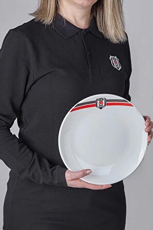 LİSANSLI BEŞİKTAŞ 2'Lİ PORSELEN PASTA TABAĞI 