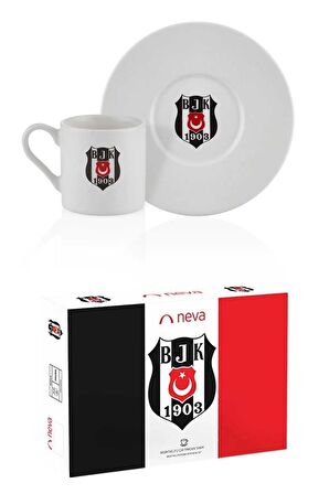 LİSANSLI BEŞİKTAŞ 2'Lİ PORSELEN FİNCAN TAKIMI 