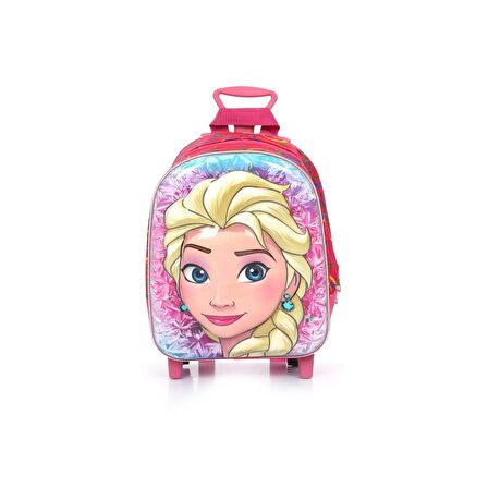 Anaokulu Mavi Pembe Elsa Çanta - Kız Çocuk Çanta - Elsa Çanta - Frozen Kreş Çanta - Anaokulu Çantası