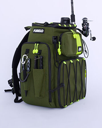FUBELO CHAP YESIL BALIKÇI ÇANTASI (60LT)