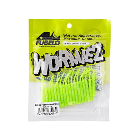 Fubelo Wormiez 5.2 Cm LRF Silikon Yem Yellow UV
