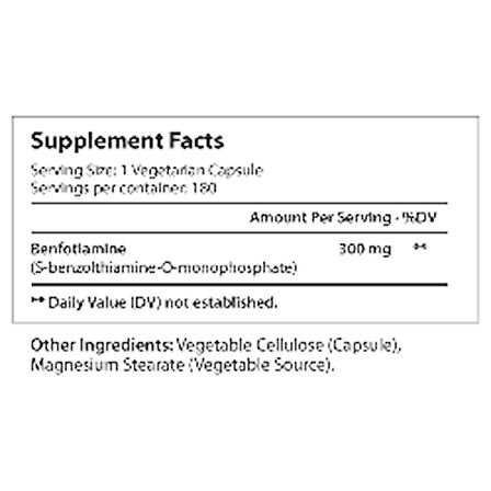 Benfotimaine 300 mg 180 Kapsül