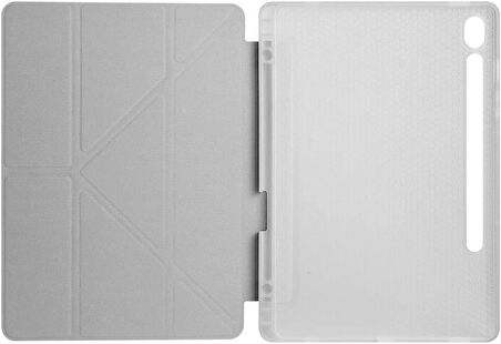 Galaxy Tab S10 FE Plus 13.1 İnç Tablet Kılıfı – Kalem Bölmeli, Standlı, Tri-Folding Manyetik Kapak, Tam Koruma (SM-X626 Uyumlu)