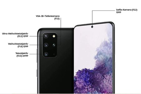 Samsung Galaxy S20 PLUS Siyah 128 GB/ 8 GB RAM Yenilenmiş Ürün (sıfır Gibi) A Kalite