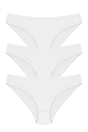 Pamuklu Bikini Model Külot 3'lü Paket
