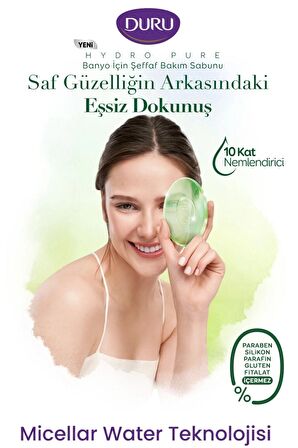 Hydro Pure Aloe Vera Şeffaf Duş Bakım Sabunu 6 Adet