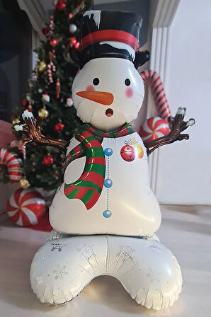Ayaklı Kardan Adam Folyo Balon
