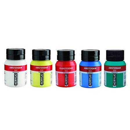Amsterdam Akrilik Boya 500ml 5'li SET
