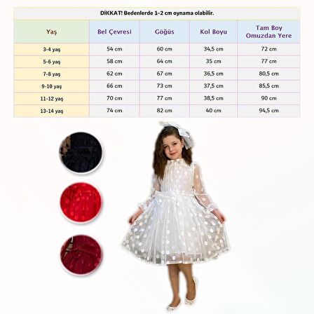 Fiyonk Detaylı Puantiyeli Kurdelalı Tül Elbise - Tül Abiye - Mezuniyet Elbisesi