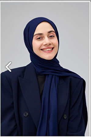 Aminenesil Modakaşmir Penye Şal Lacivert Renk