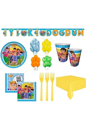 Rafadan Tayfa 16 Kişilik Doğum Günü Parti Seti