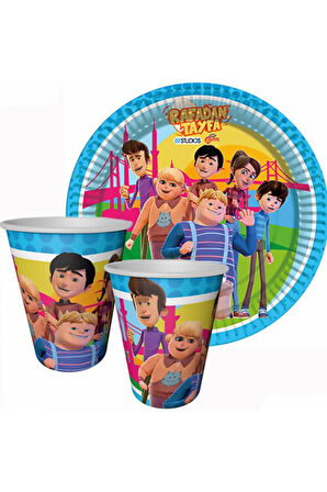 Lisanslı Rafadan Tayfa Tabak Bardak Set