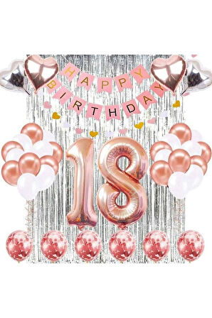 18 Yaş Kutlama Balon Seti