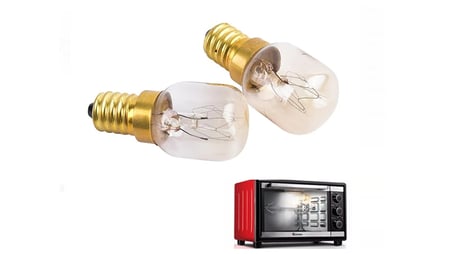 9621 CB Arçelik Uyumlu 15W E14 300°C Isıya Dayanıklı Ankastre Fırın Lamba Ampul Işık Sarı