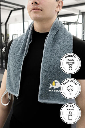 Sporcu Antrenman Havlusu Gym Fitness Plates Boks Tenis Spor 