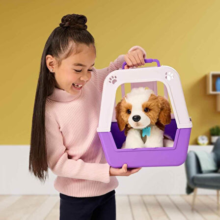 Sesli ve Hareketli İnteraktif Sevimli Köpeğim Peluş Little Pets