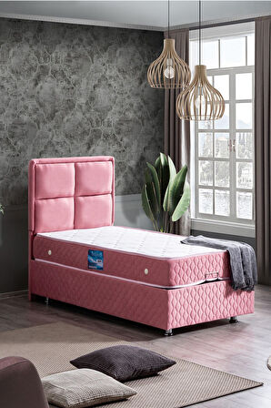 Grand Ikili Set, Tek Kişilik Baza Başlık Seti, Açık Mavi