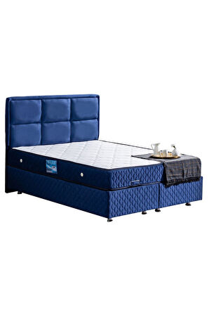 Grand Ikili Set, Tek Kişilik Baza Başlık Seti, Açık Mavi