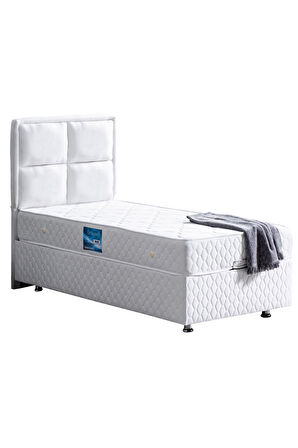 Grand Ikili Set, Tek Kişilik Baza Başlık Seti, Açık Mavi