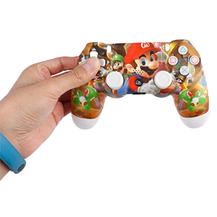 DualShock 4 V2 Süper Mario2 Edition ZCT2 Kablosuz PS4 Oyun Kolu