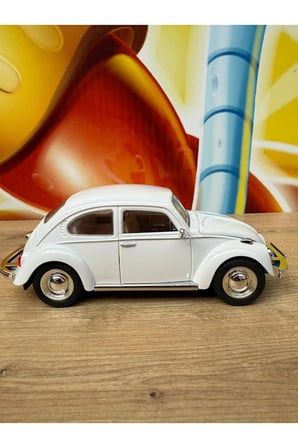 Sürtmeli Sesli Işıklı Oyuncak Vosvos Araba Açılan Kapılar Volkswagen Vosvos Model Araba