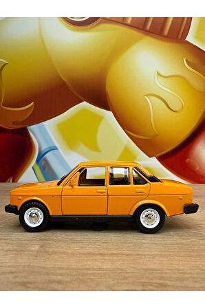 Fiat /Tofaş Murat 131 Koleksiyon Metal Araba 12cm Nostaljik Araba Sarı Murat 131 Diecast Araba