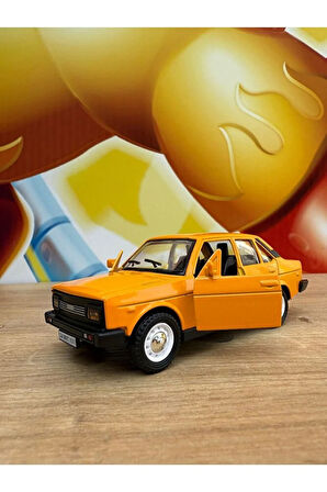 Fiat /Tofaş Murat 131 Koleksiyon Metal Araba 12cm Nostaljik Araba Sarı Murat 131 Diecast Araba