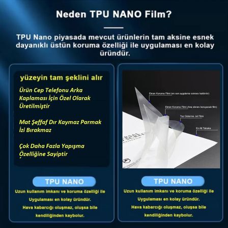 HONOR X7B Uyumlu Nano FULL Arka Kaplama Ultra İnce AF EPU MAT - STAREX