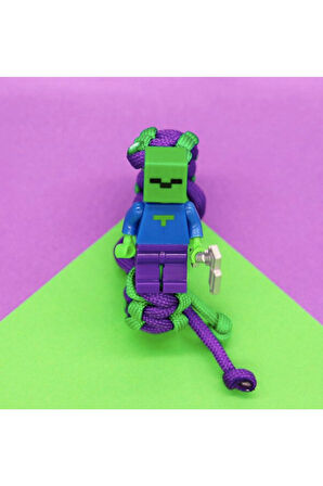 Petityu Erkek Çocuk - 3-12 Yaş Minecraft Lego Steve Bileklik