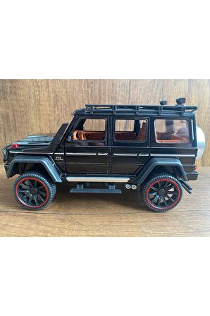 MERCEDES G65 JİP OYUNCAK DİECAST MERCEDES ARABA MERCEDES G65 SİYAH ARABA BRABUS ROCKET