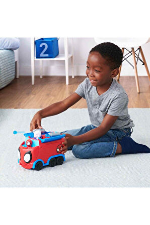 Spidey Delüks Dönüşen Tanker 3in1 Spidey Delüks Dönüşen Tanker İçinden Spidey Figürler ÇIKAR