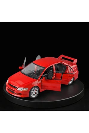 1:24 Mitsubishi Lancer Evolution EV09 Diecast Model Araba Mitsubishi Lancer Açılan Kapılar