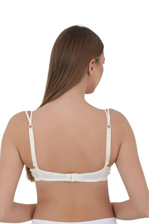 Kadın Sütyen Light C Cup - Balenli Dolgusuz Dantelli