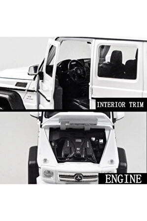 MERCEDES AMG 6X6 DİECAST ARABA MERCEDES G65 JİP DİECAST ARABA MERCEDES G65
