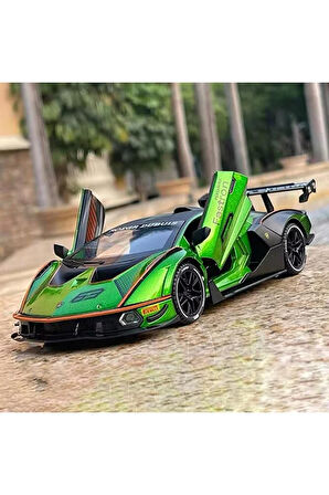 1:24 Ölçek Lamborghini Essenza SCV12 Diecast Model Araba Lamborghini Oyuncak Model Araba